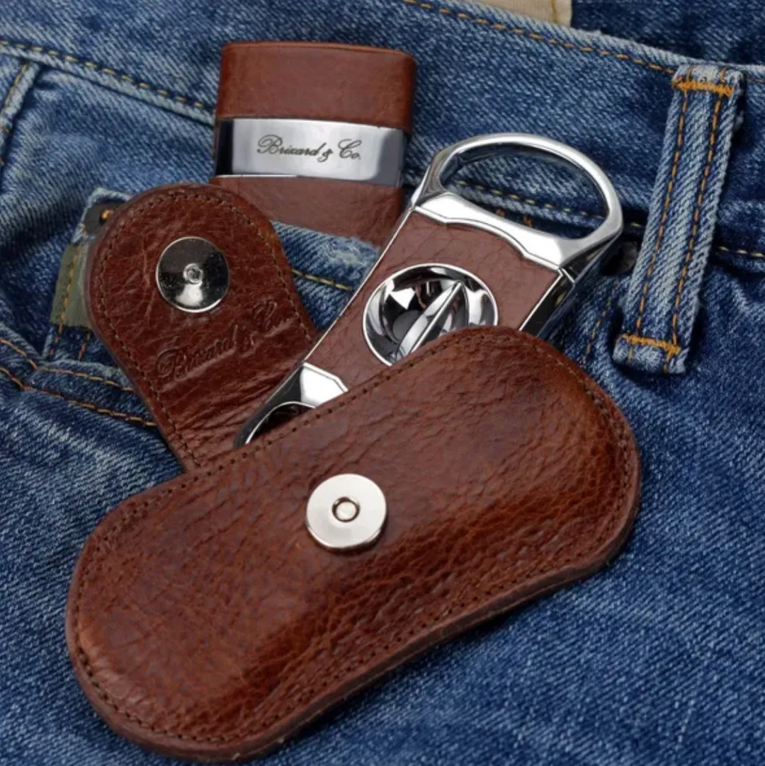 Brizard and Co - The "V" Cutter - Antique Saddle Leather (Leather)