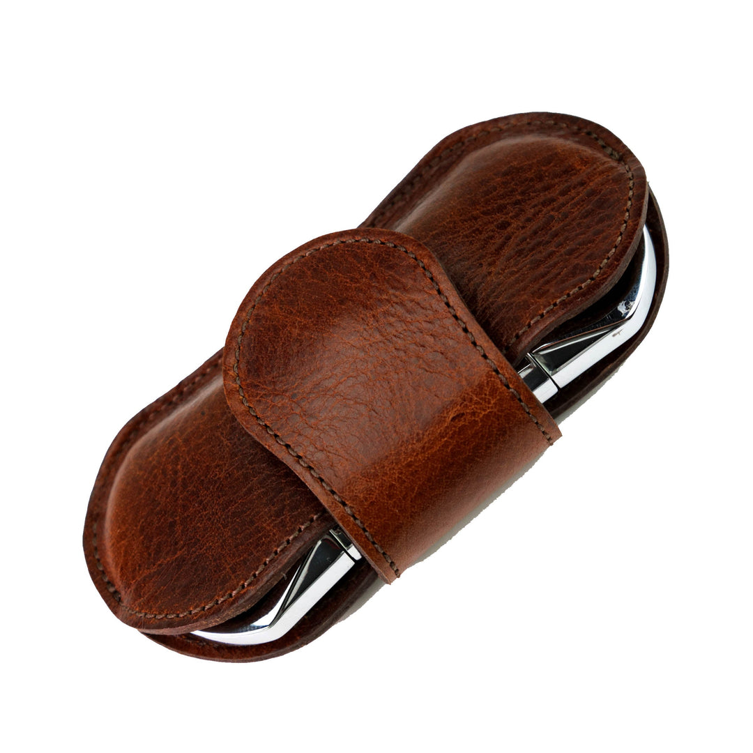 Brizard and Co - The "V" Cutter - Antique Saddle Leather (Leather)