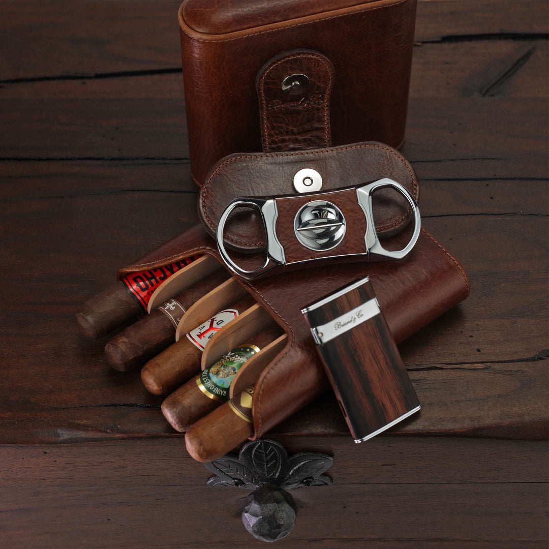 Brizard and Co - The "V" Cutter - Antique Saddle Leather (Leather)