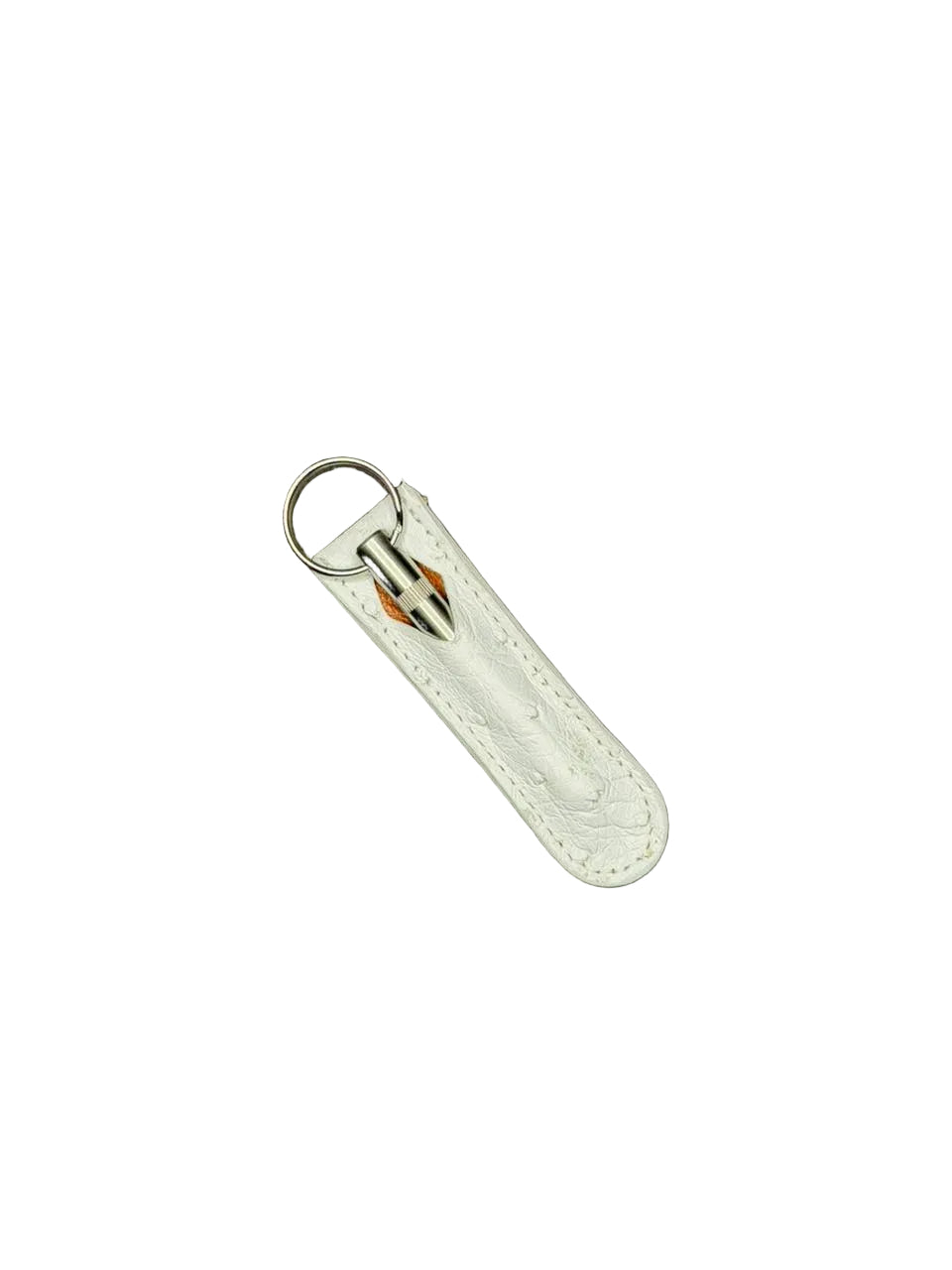 Brizard & Co - The“Trilogy” Cigar Punch - White Ostrich Leather