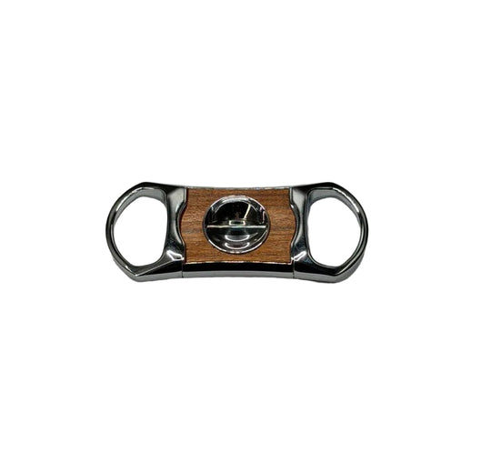 Brizard & Co – The “V” Cutter - White Ostrich Leather & Rosewood