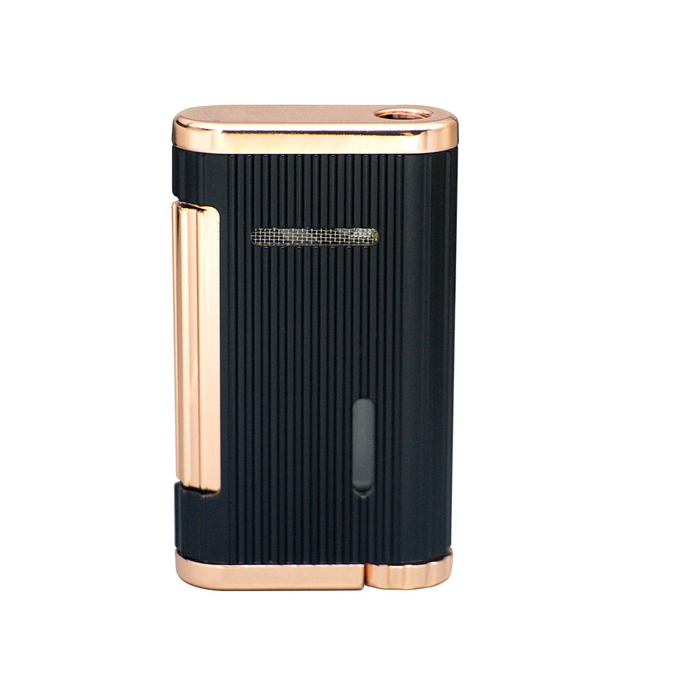 Xikar Allume 1, double jet lighter, black & rose - view 2