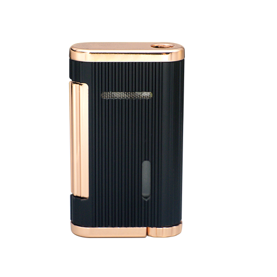 Xikar Allume 1, double jet lighter, black & rose - view 2