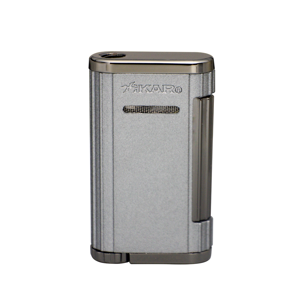 Xikar Allume 1, double jet lighter, gunmetal - view 2