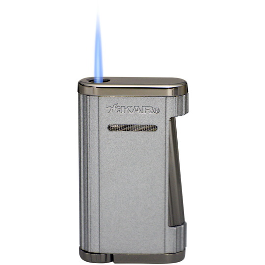 Xikar Allume 1, double jet lighter, gunmetal - view 3