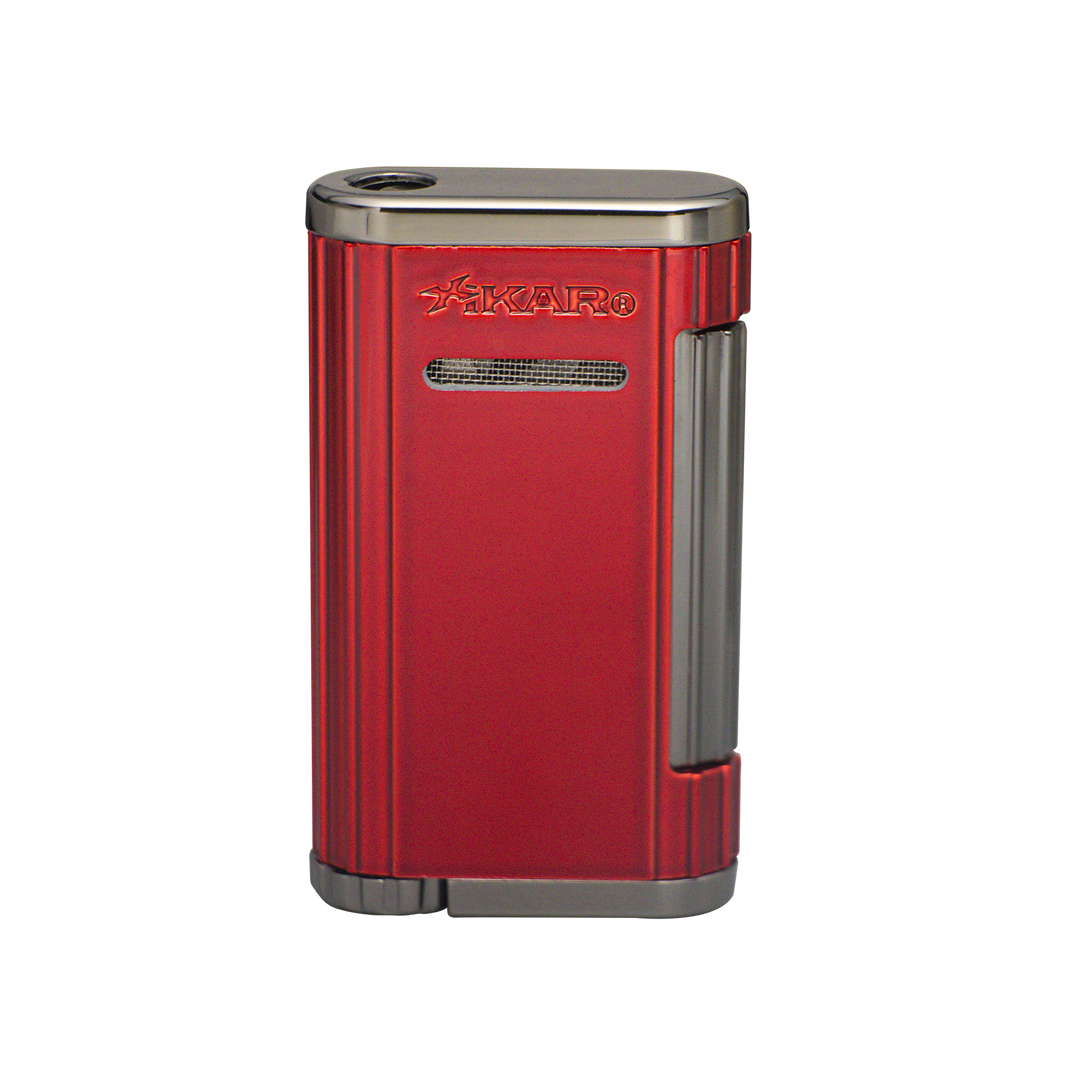 Xikar Allume 1, double jet lighter, red