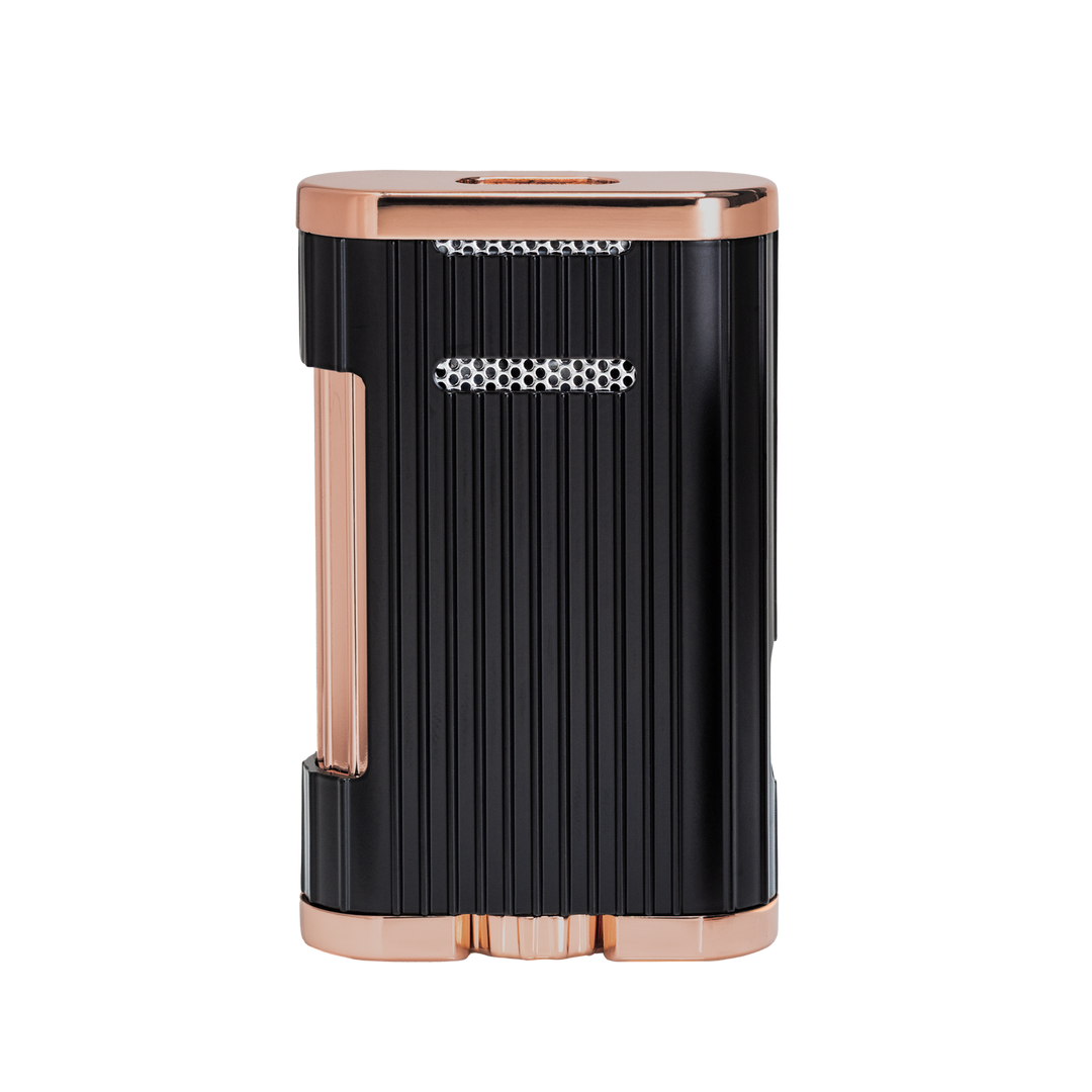Xikar Allume 2, double jet lighter, black & rose