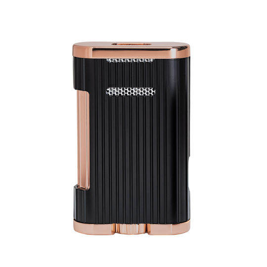 Xikar Allume 2, double jet lighter, black & rose