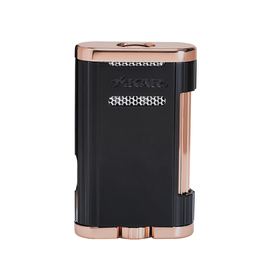 Xikar Allume 2, double jet lighter, black & rose - view 2