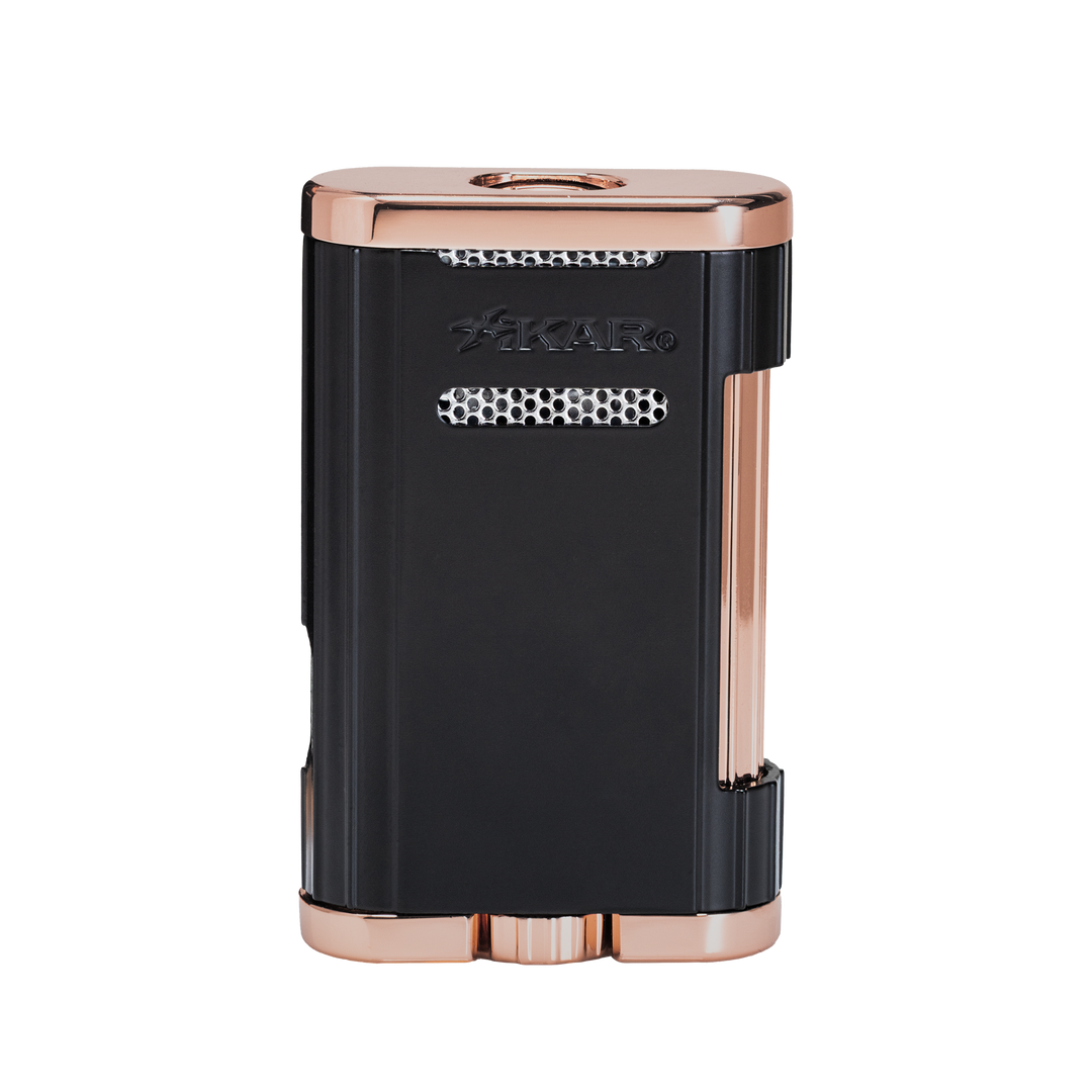 Xikar Allume 2, double jet lighter, black & rose - view 3