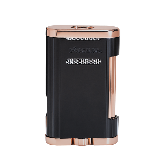 Xikar Allume 2, double jet lighter, black & rose - view 3
