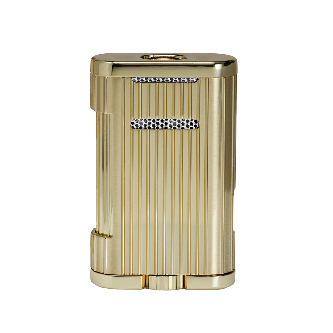 Xikar Allume 2, double jet lighter, gold