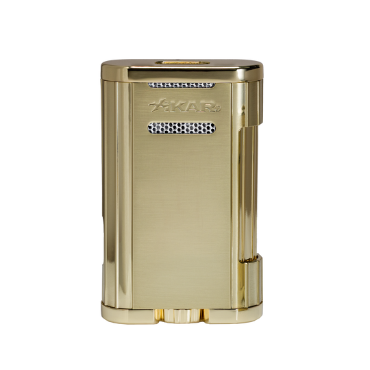 Xikar Allume 2, double jet lighter, gold - view 2