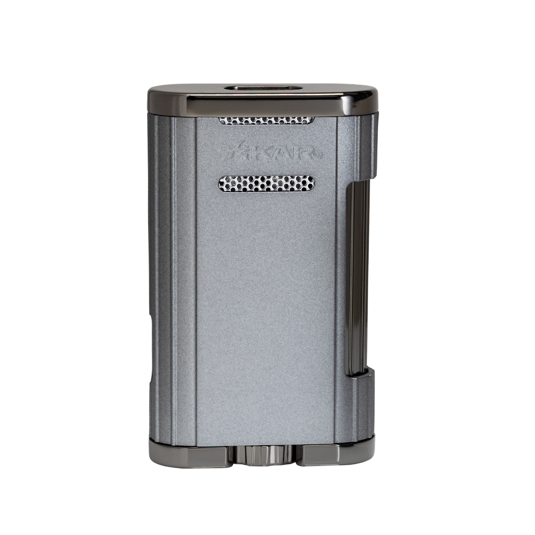 Xikar Allume 2, double jet lighter, gunmetal