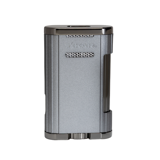 Xikar Allume 2, double jet lighter, gunmetal
