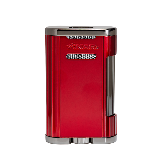 Xikar Allume 2, double jet lighter, red