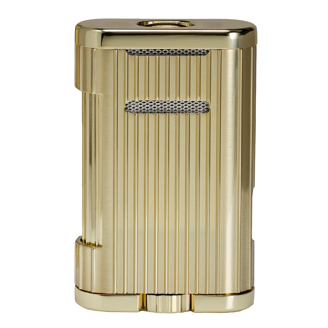 Xikar Allume 3, double jet lighter, gold - view 2