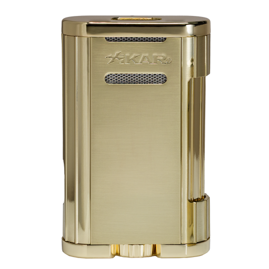 Xikar Allume 3, double jet lighter, gold - view 3