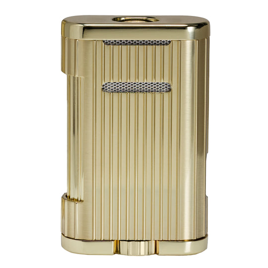 Xikar Allume 3, double jet lighter, green & gold - view 7