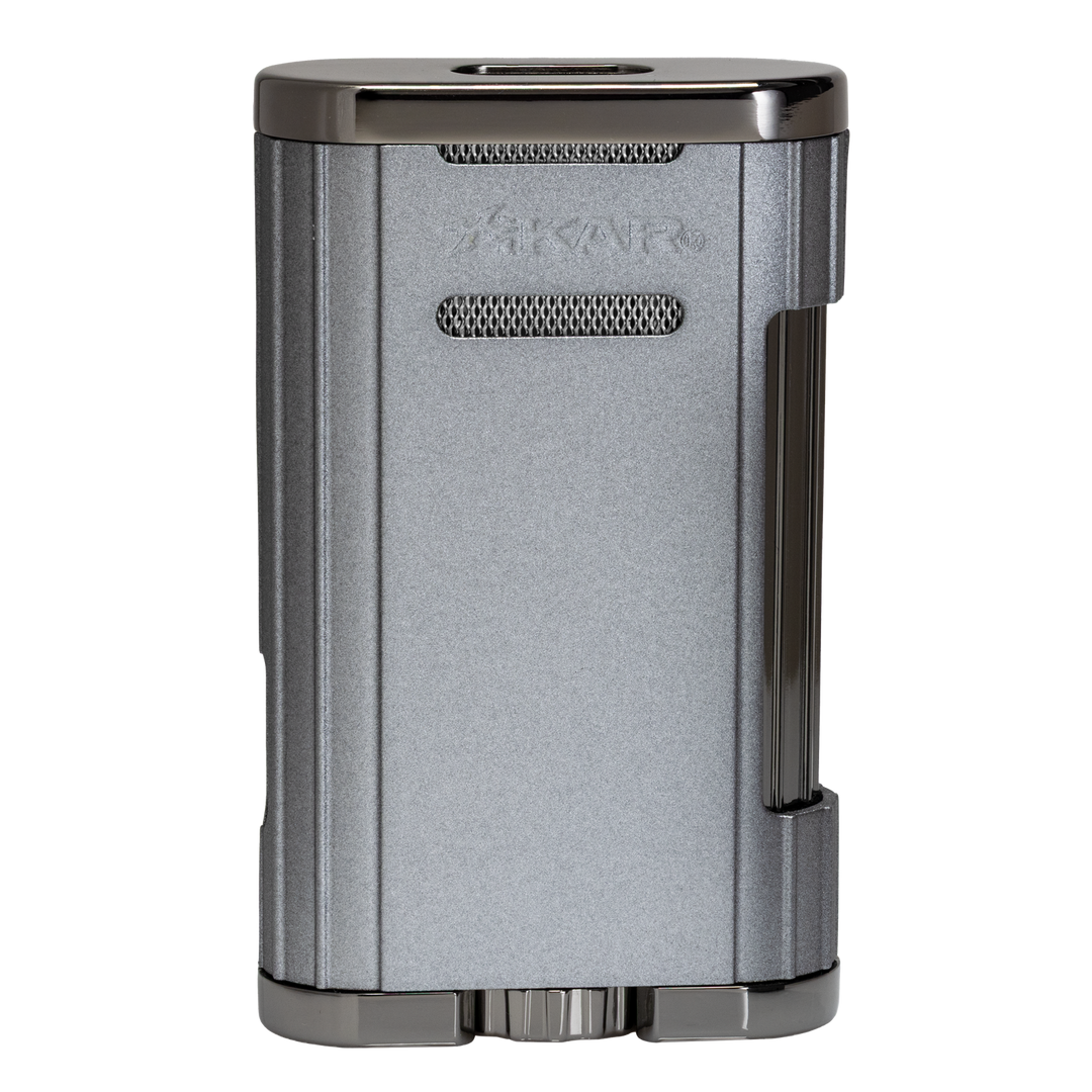 Xikar Allume 3, double jet lighter, gunmetal