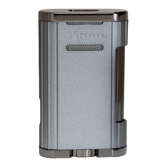 Xikar Allume 3, double jet lighter, gunmetal