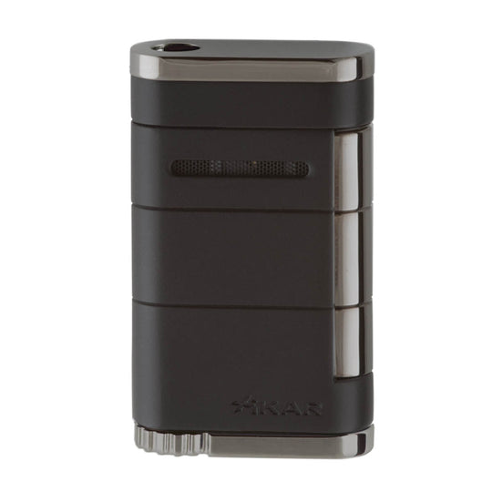 Xikar Allume Single Lighter in Tuxedo Black