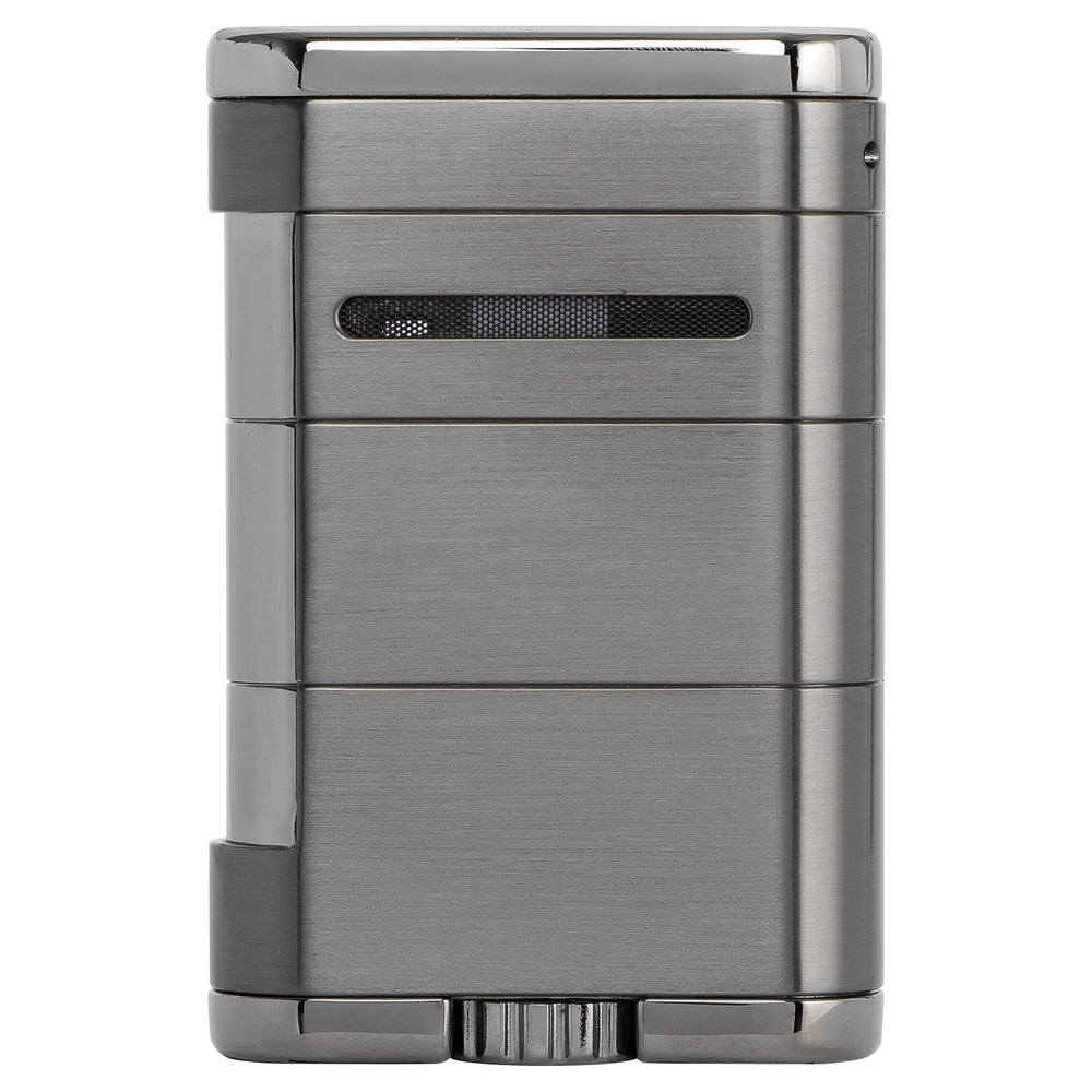 Xikar Allume Triple Tabletop Lighter in Steel Silver - view 2
