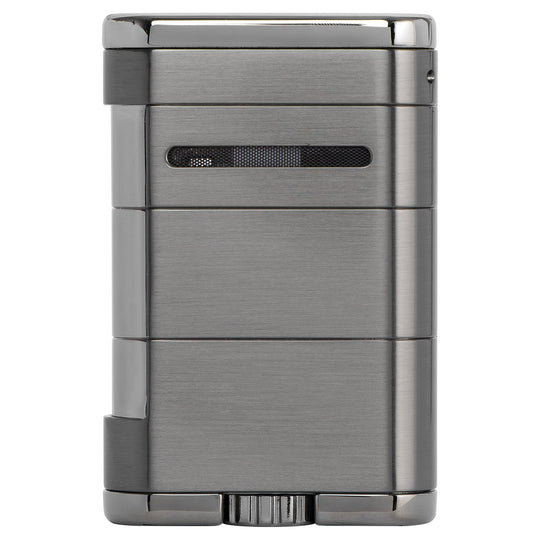 Xikar Allume Triple Tabletop Lighter in Steel Silver - view 2
