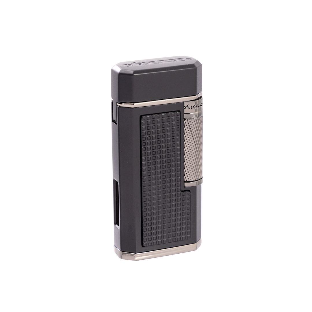 Xikar Ardore Double Soft Flame Lighter, Black
