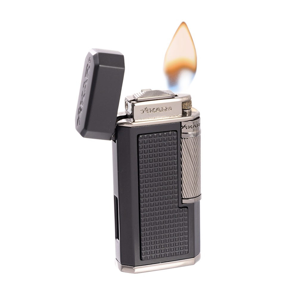Xikar Ardore Double Soft Flame Lighter, Black - view 2