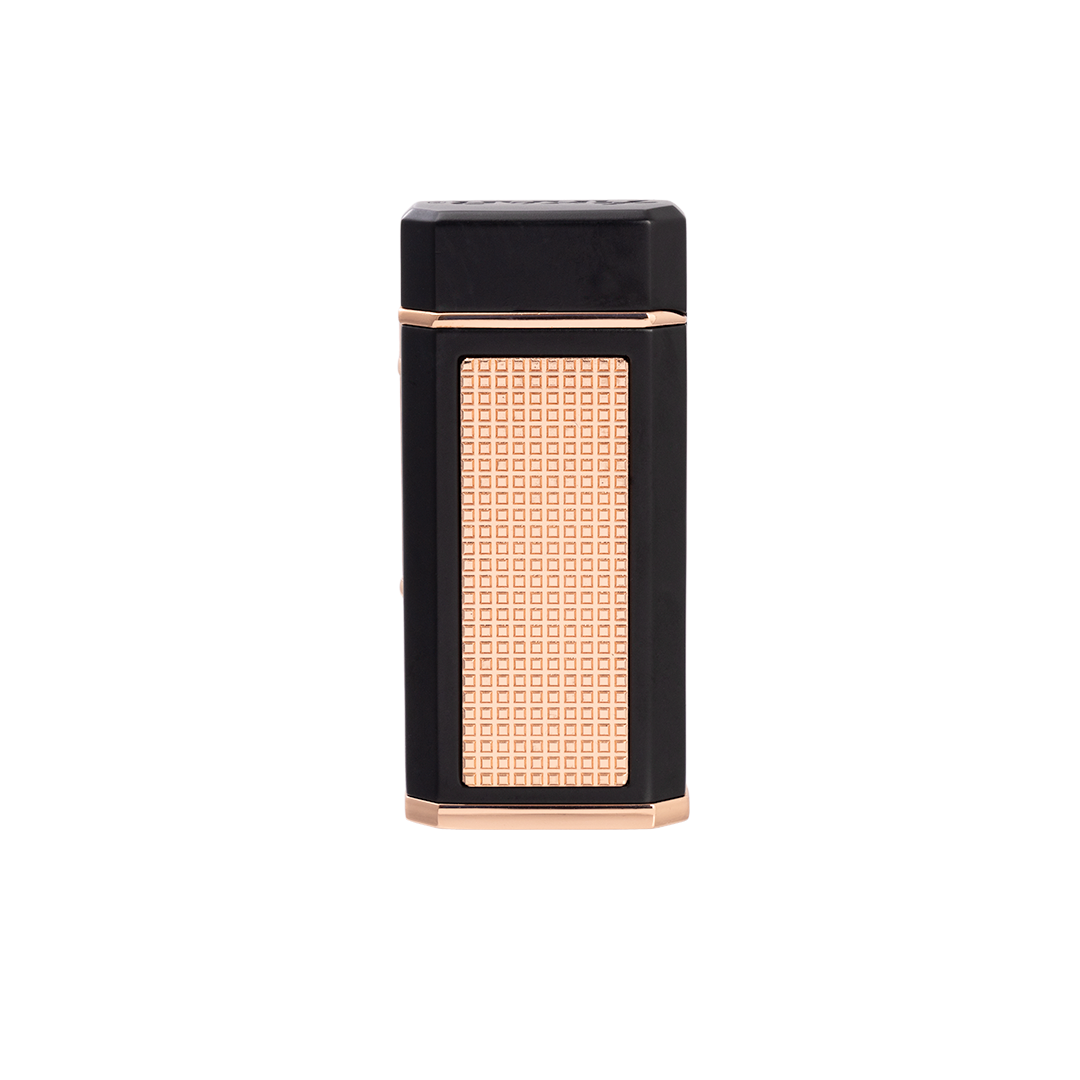 Xikar Ardore Double Soft Flame Lighter in Black and Rose