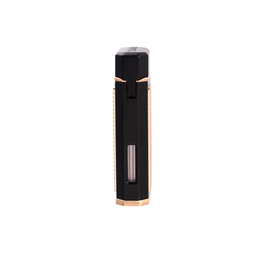 Xikar Ardore Double Soft Flame Lighter in Black and Rose - view 2