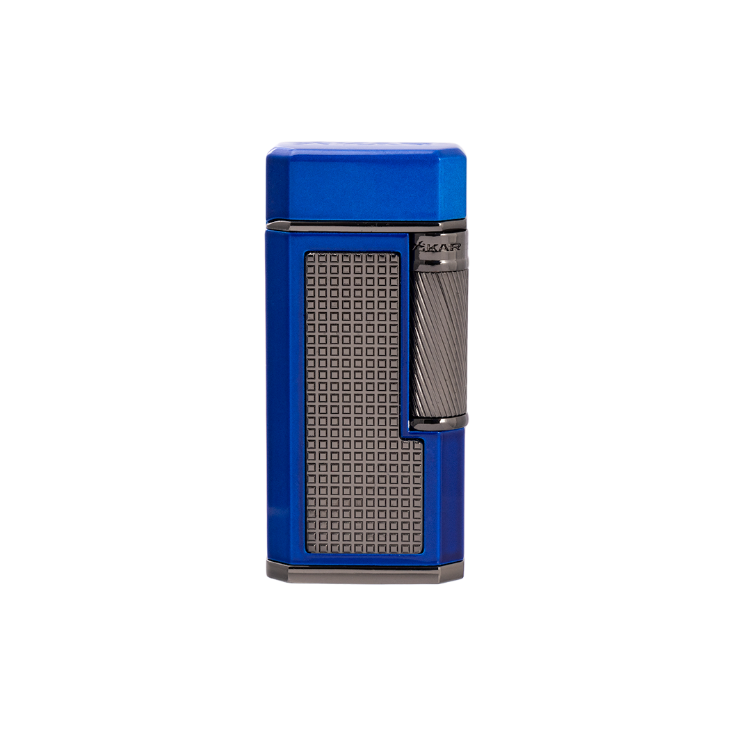 Xikar Ardore Double Soft Flame Lighter in Blue - view 3