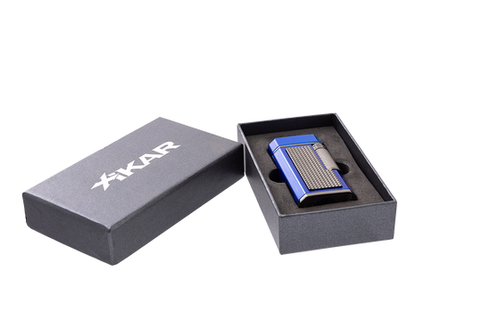 Xikar Ardore Double Soft Flame Lighter in Blue - view 5