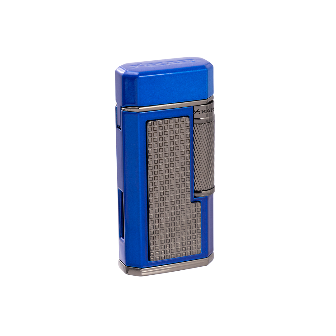Xikar Ardore Double Soft Flame Lighter in Blue - view 6
