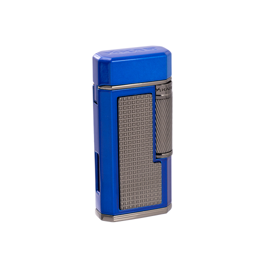 Xikar Ardore Double Soft Flame Lighter in Blue - view 6
