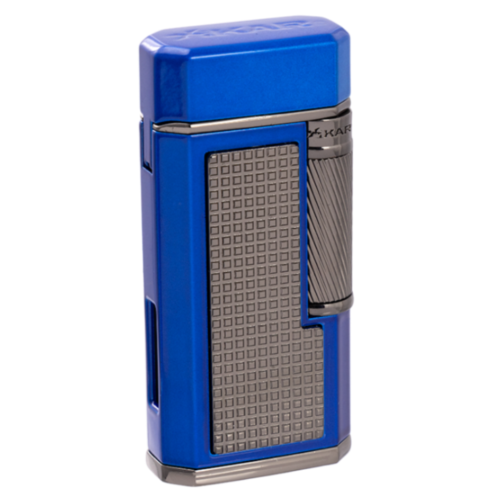 Xikar Ardore Double Soft Flame Lighter in Blue - view 8