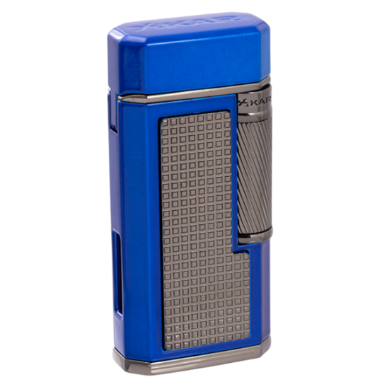 Xikar Ardore Double Soft Flame Lighter in Blue - view 8