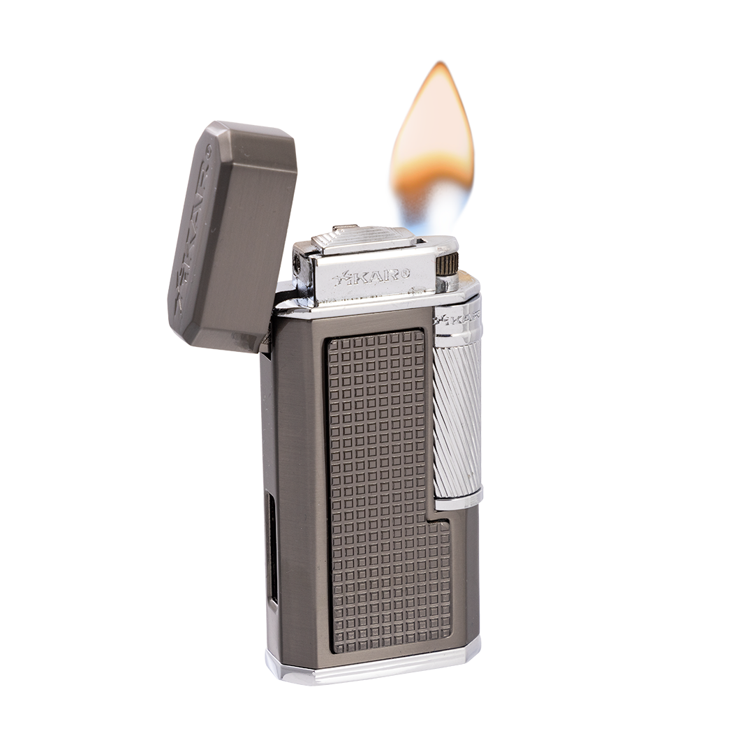 Xikar Ardore Double Soft Flame Lighter in Gunmetal - view 5