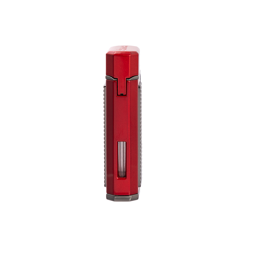 Xikar Ardore Double Soft Flame Lighter in Red - view 4