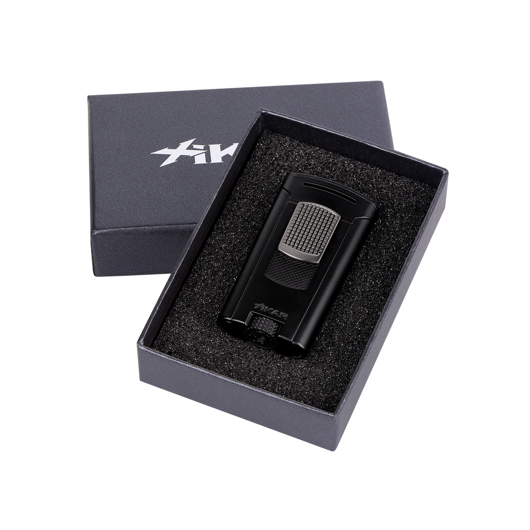 Xikar Astral Single-jet Flame Lighter in Black - view 6