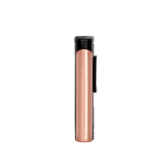 Xikar Astral Single-jet Flame Lighter in Black and Rose Gold - view 3