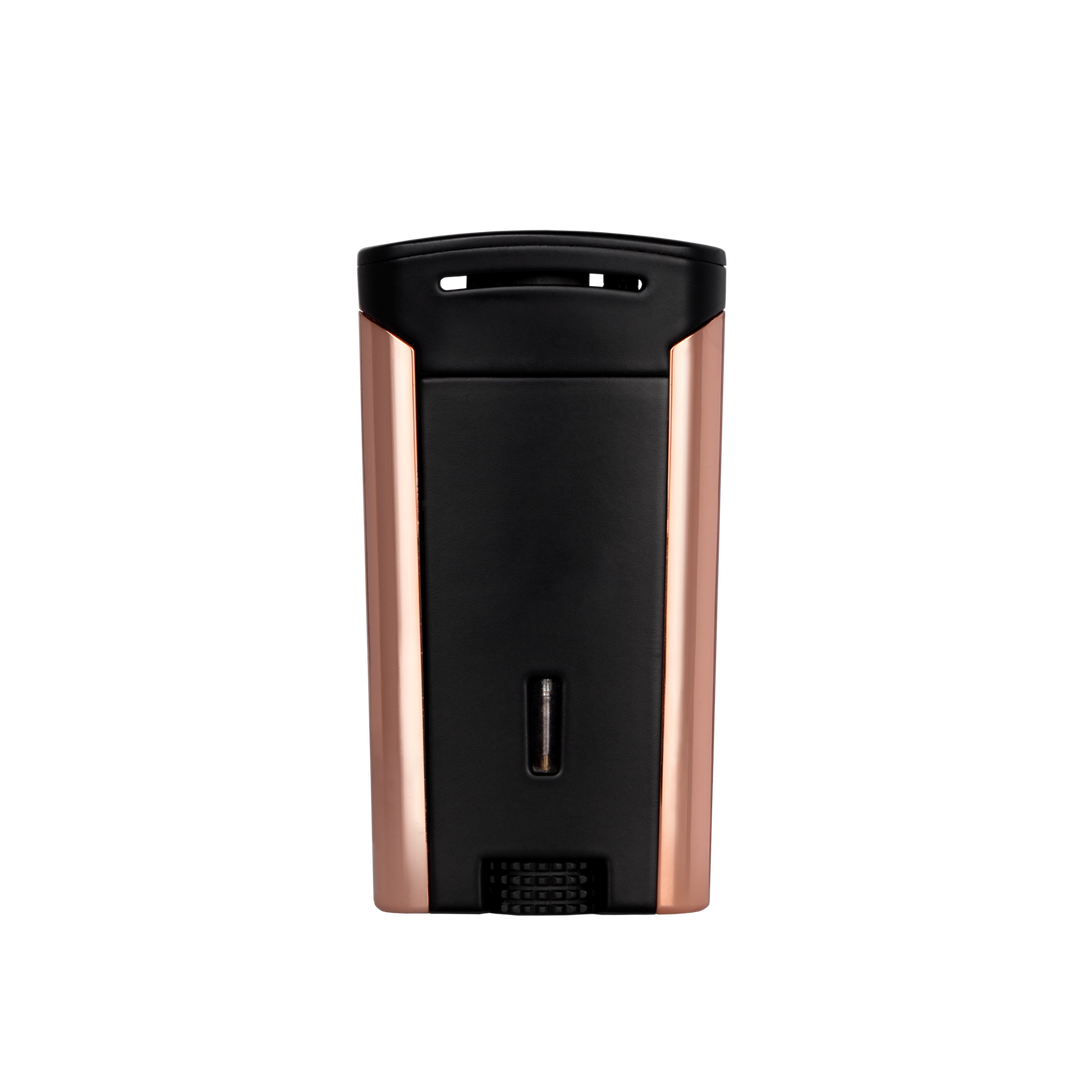 Xikar Astral Single-jet Flame Lighter in Black and Rose Gold - view 4