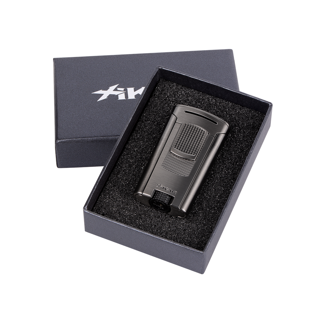 Xikar Astral Single-jet Flame Lighter in Gunmetal - view 4