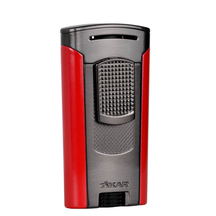 Xikar Astral Single-jet Flame Lighter in Gunmetal and Red - view 8