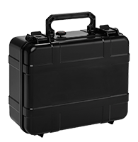 Xikar Black 40 Cigar Capacity Travel Humidor - No Label - view 3