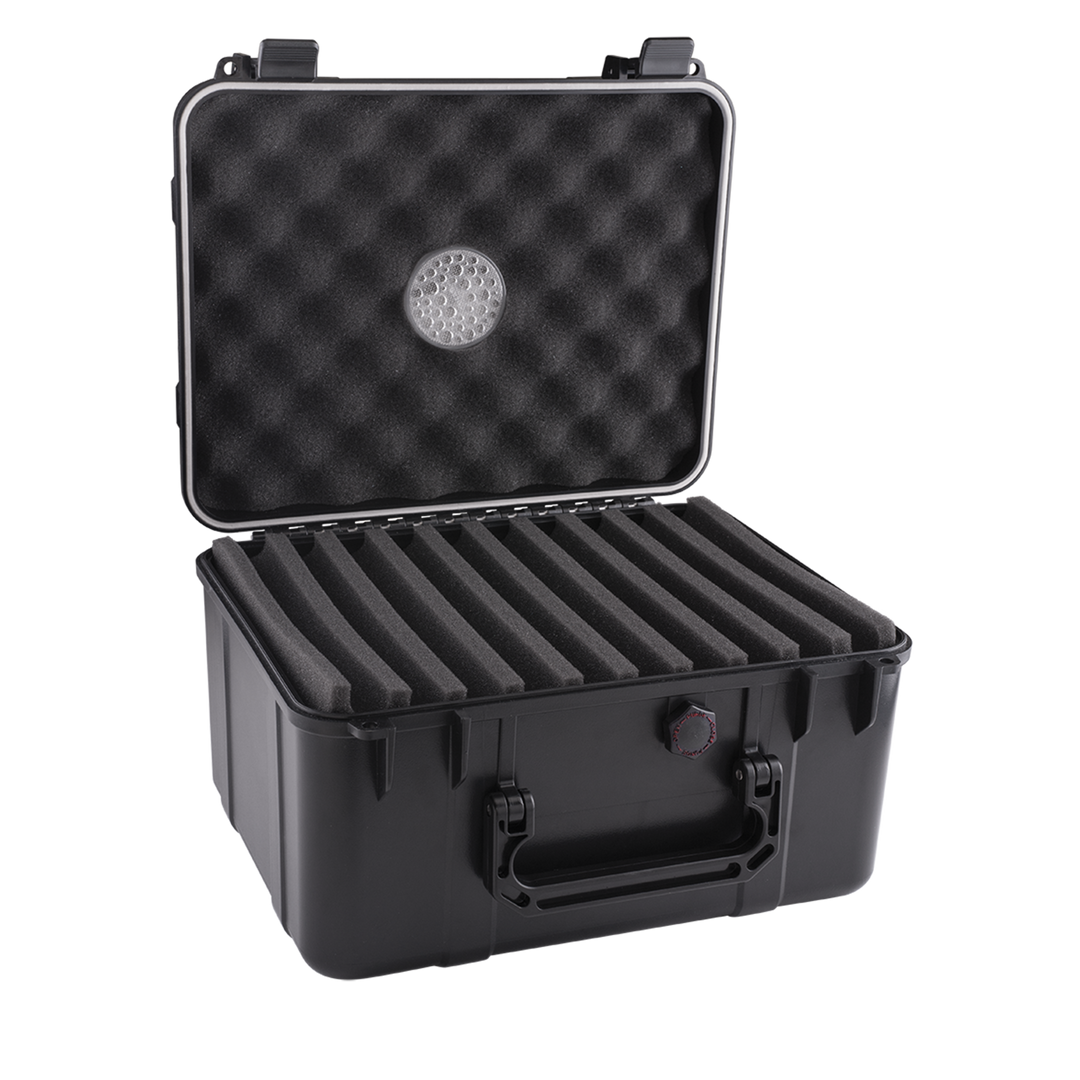 Xikar Black 60 Cigar Capacity Travel Humidor - view 3