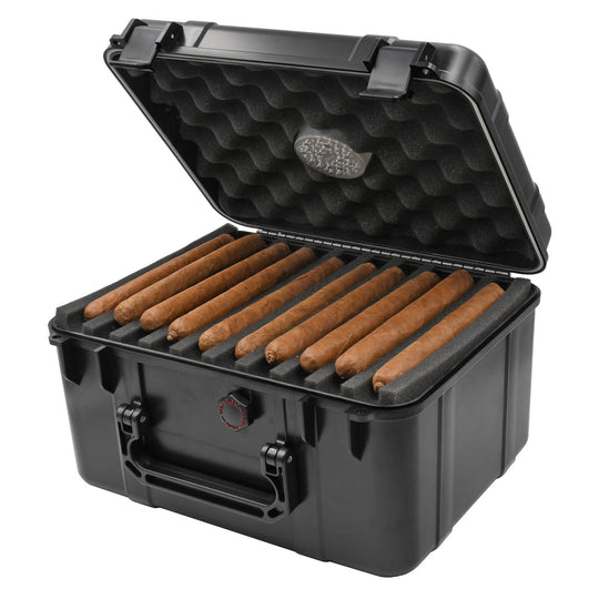 Xikar Black 60 Cigar Capacity Travel Humidor - view 6