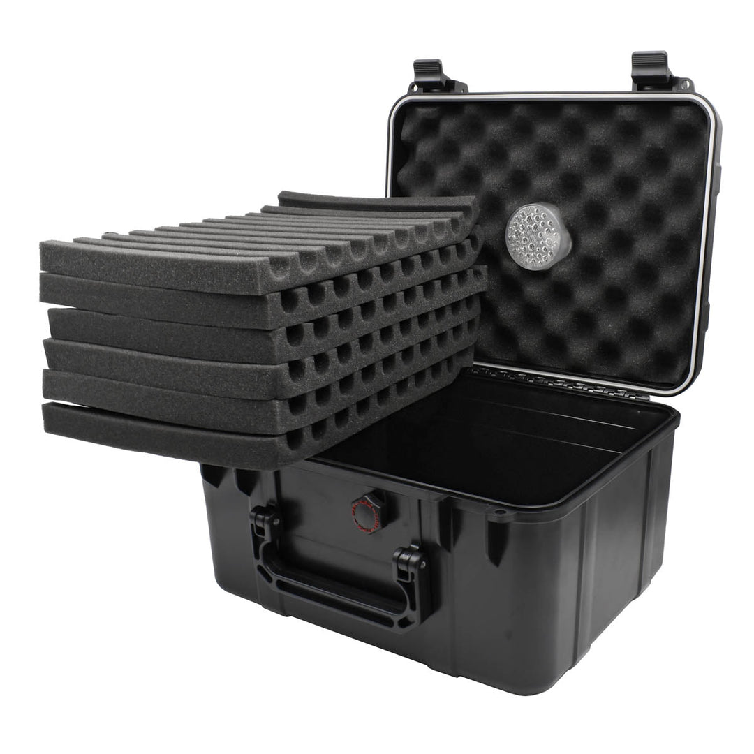 Xikar Black 60 Cigar Capacity Travel Humidor - view 8
