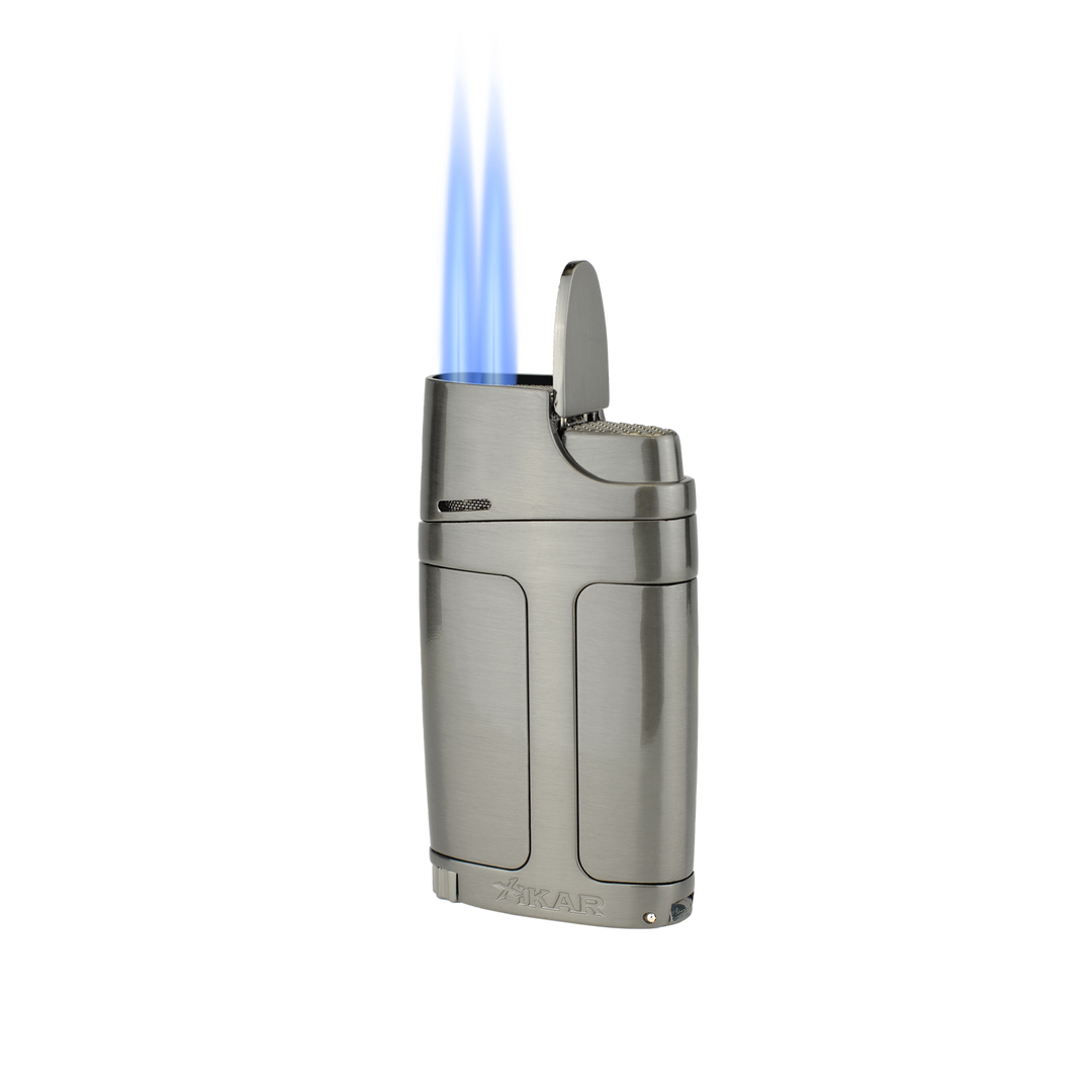 Xikar ELX Double Lighter in Gunmetal - view 2